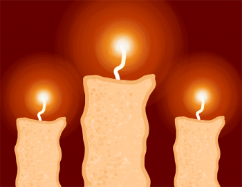 3 candles