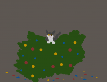 Chat vs arbre